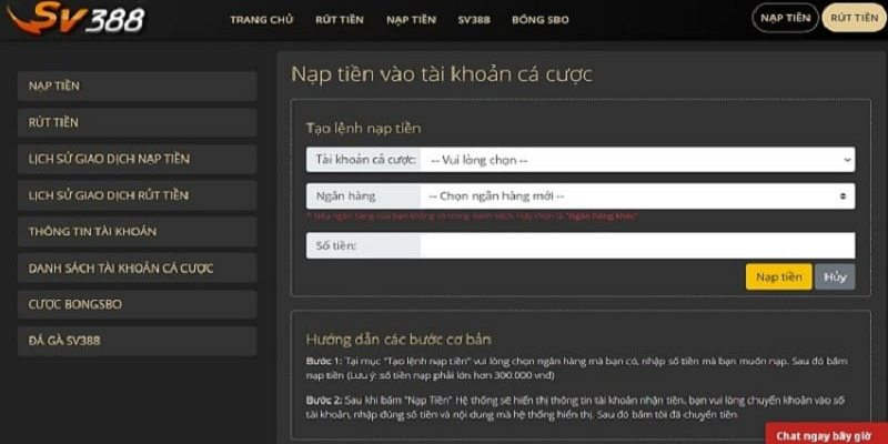 huong dan cach nap tien sv388